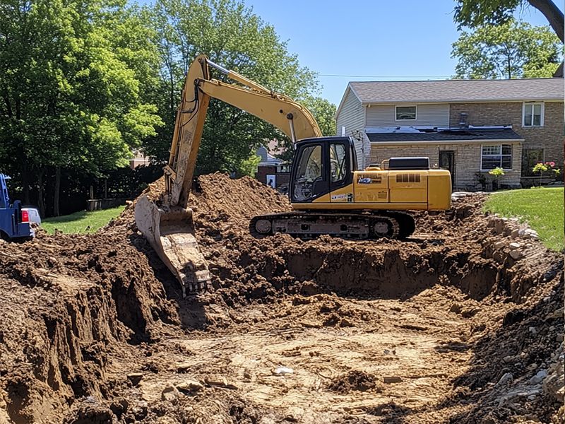 Travaux de pavage à Labarthe-sur-Lèze